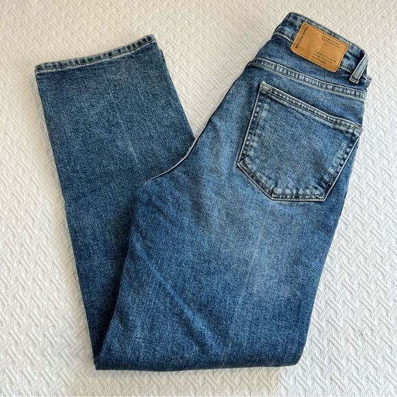Frank and Oak Patti Straight Jeans - Size 25 - High-Rise - Stretch Denim - Picture 3 of 16